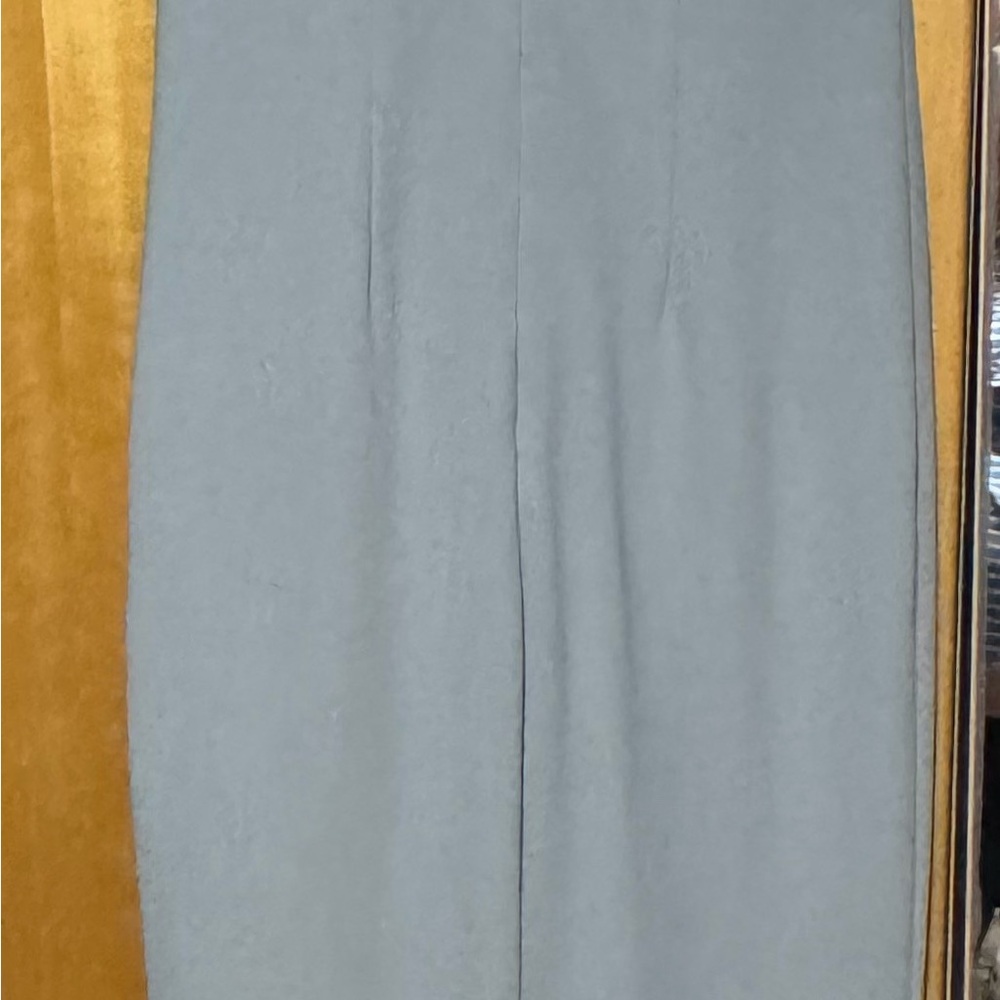 Elegant Sleeveless Blue Green Dress - Picture 3 of 4